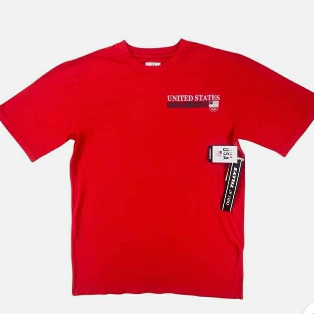 NWT: Team USA Men’s Size XL Red United States Olympic Team T-Shirt!